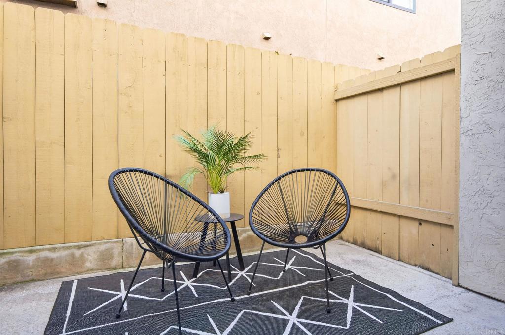 3784 Pershing Avenue, Unit 2 San Diego, CA 92104 - Photo 9 of 25 Private outdoor space off the living room.