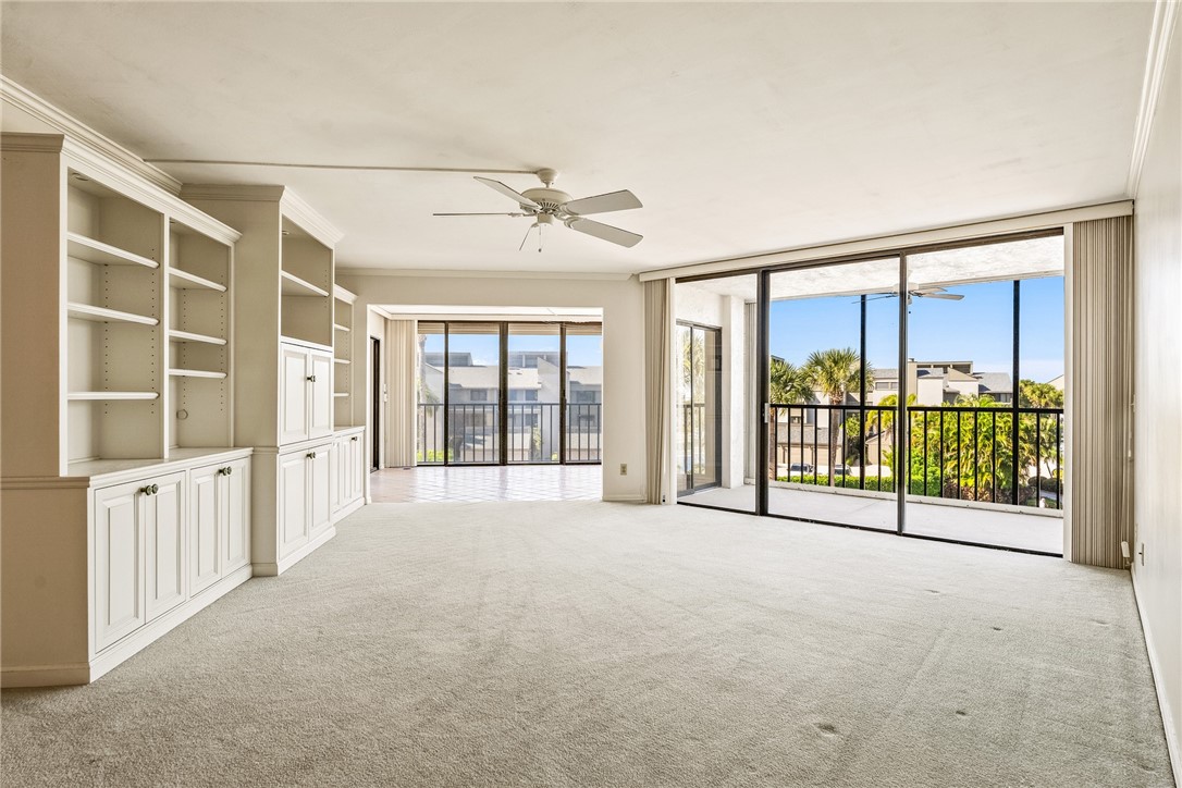 1850 Bay Road, Unit 3F Vero Beach, FL 32963 - Photo 5 of 34 a view of an empty room with a balcony