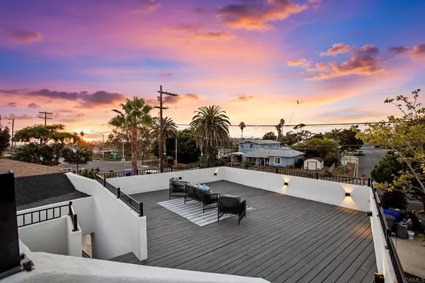 a view of a balcony
