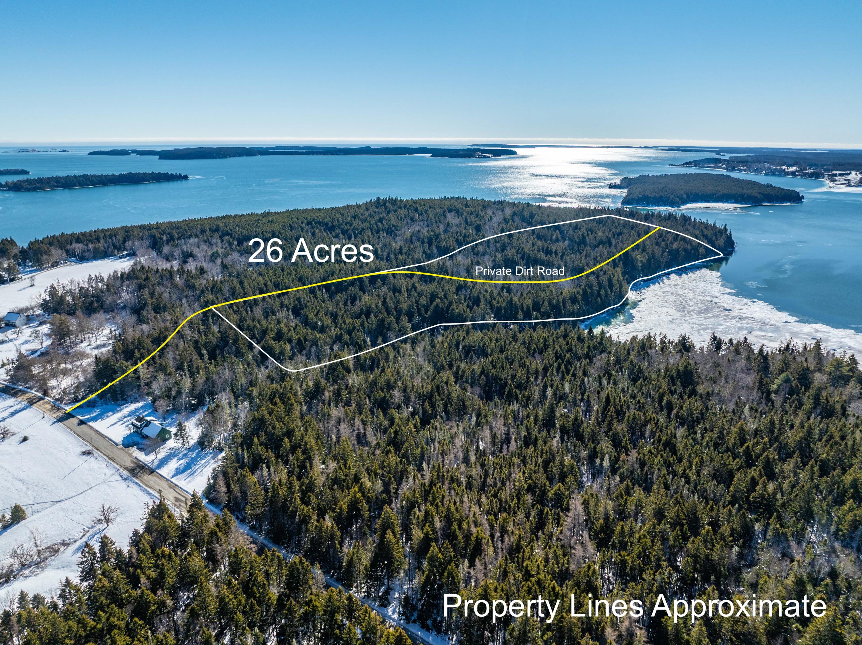 Lot #24 Looks Point Road Jonesboro, ME 04648 - Photo 2 of 19 View From Land