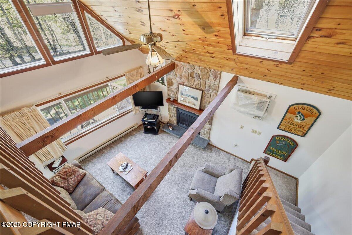 123 Lake In The Clouds Road Canadensis, PA 18325 - Photo 21 of 54 Loft lookdown