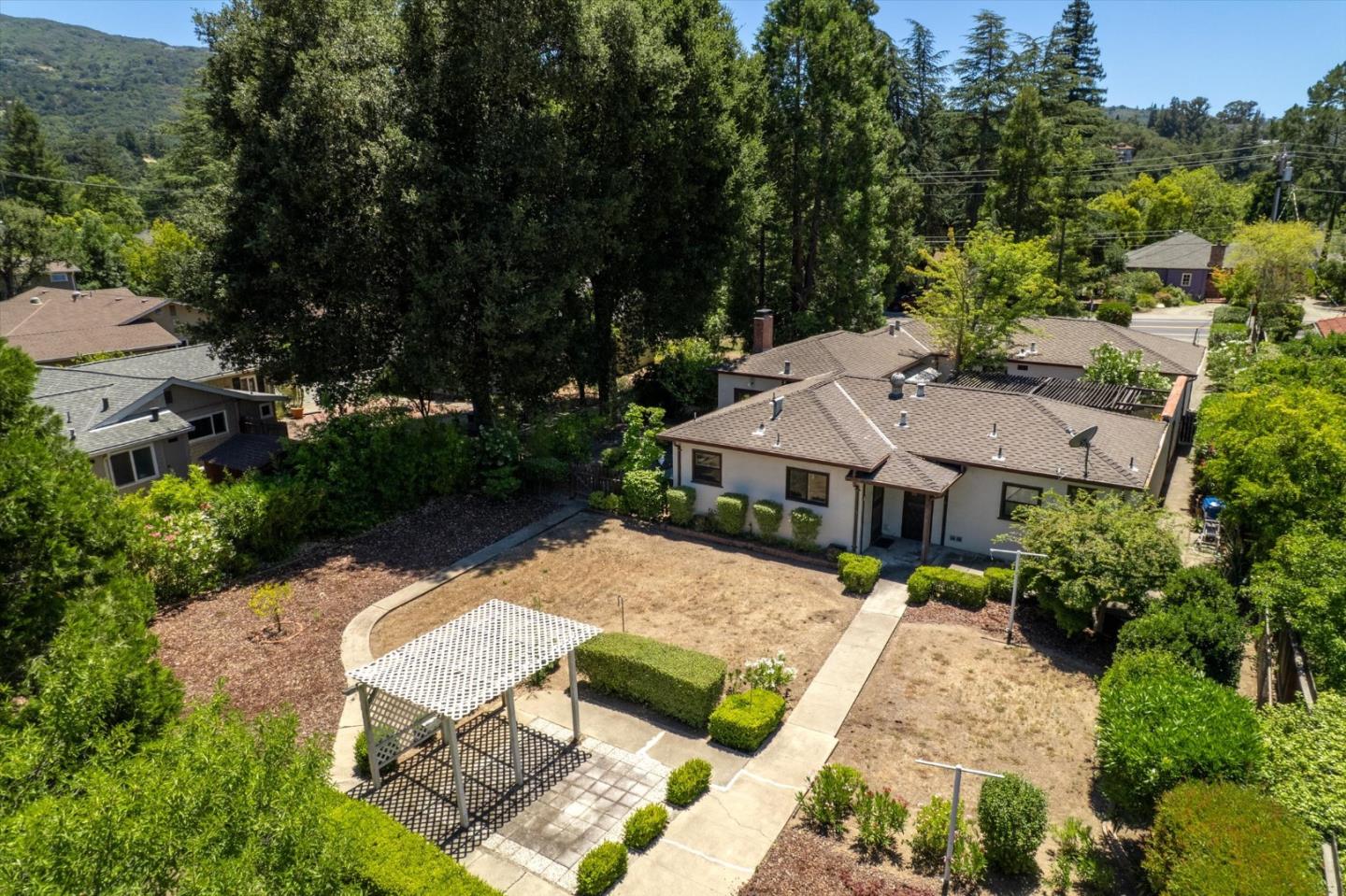 16899 Kennedy Road Los Gatos, CA 95032 - Photo 61 of 61 an aerial view of a house with yard patio and green space