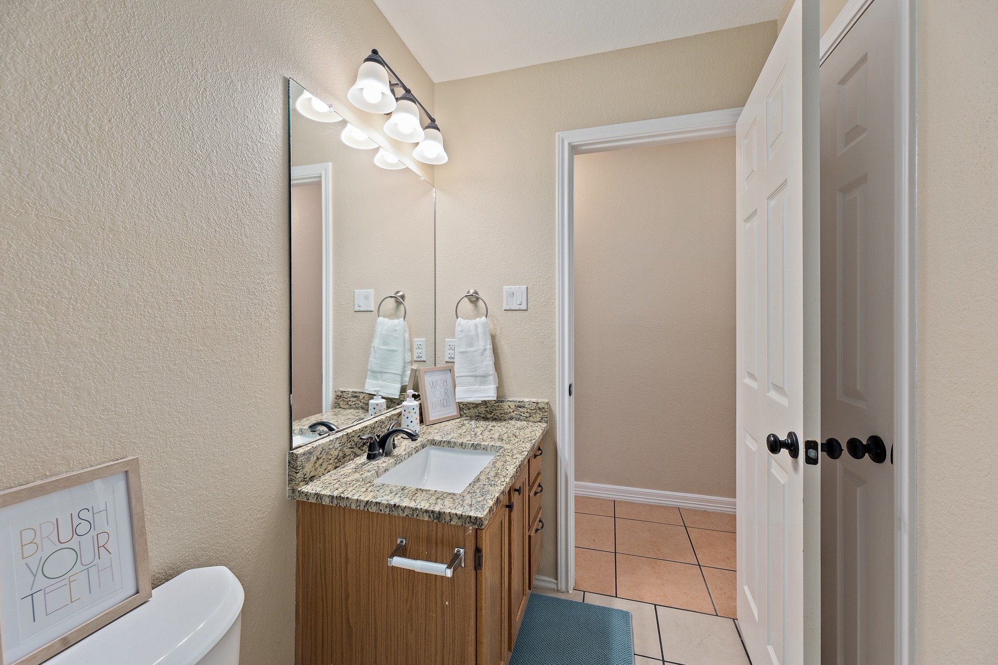 1208 Lochaline Loop Pflugerville, TX 78660 - Photo 29 of 40 2nd Full Bathroom features granite counters
