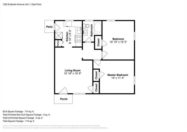 $1,025 | 1332 Eubanks Avenue, Unit 1, Atlanta, GA 30344