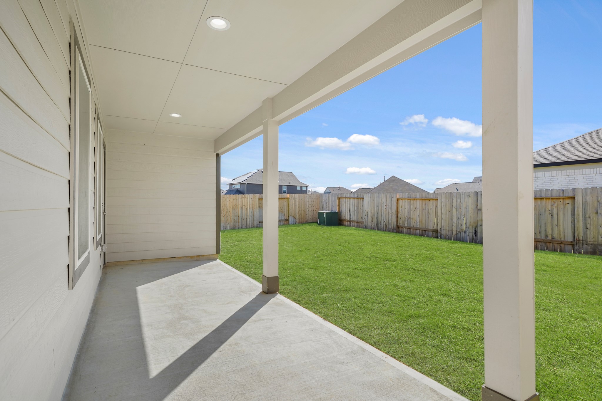 44 Shining Pt Drive Waller, TX 77484 - Photo 21 of 36 a view of a back yard