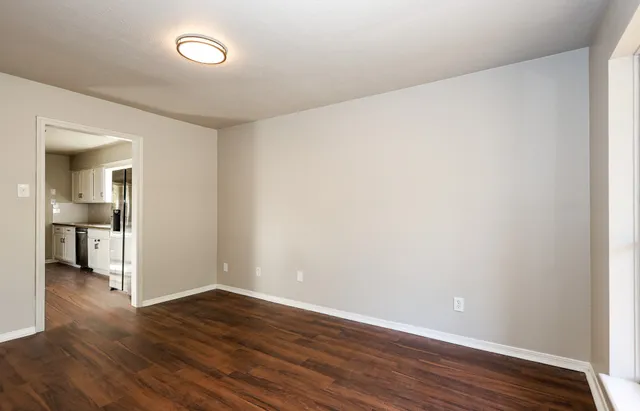 wooden floor in an empty room