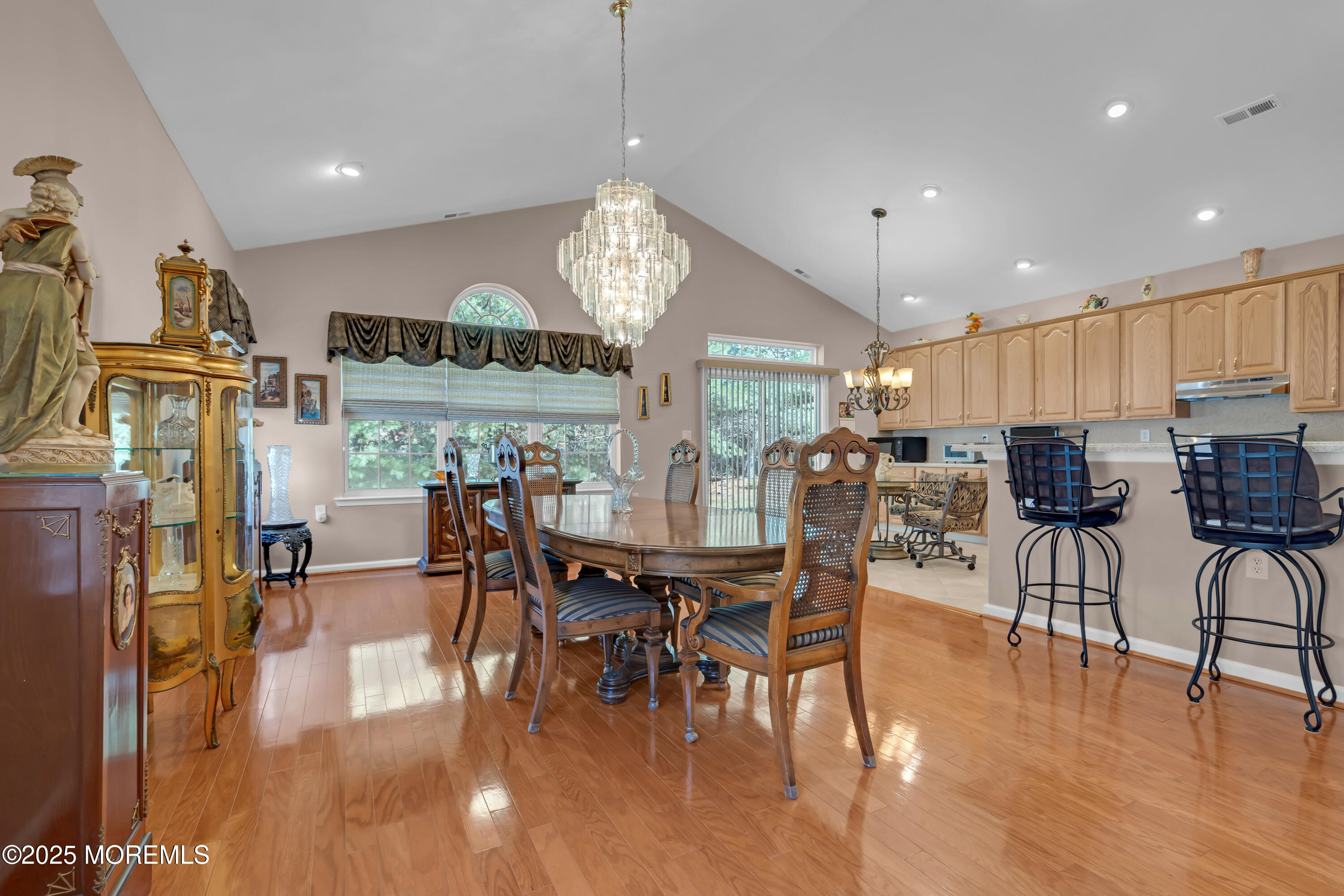 60 Eleanor Road Manchester Township, NJ 08759 - Photo 16 of 45 a view of a dining area with furniture window and wooden floor