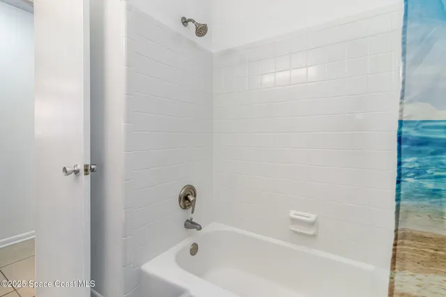 a bathroom with a tub