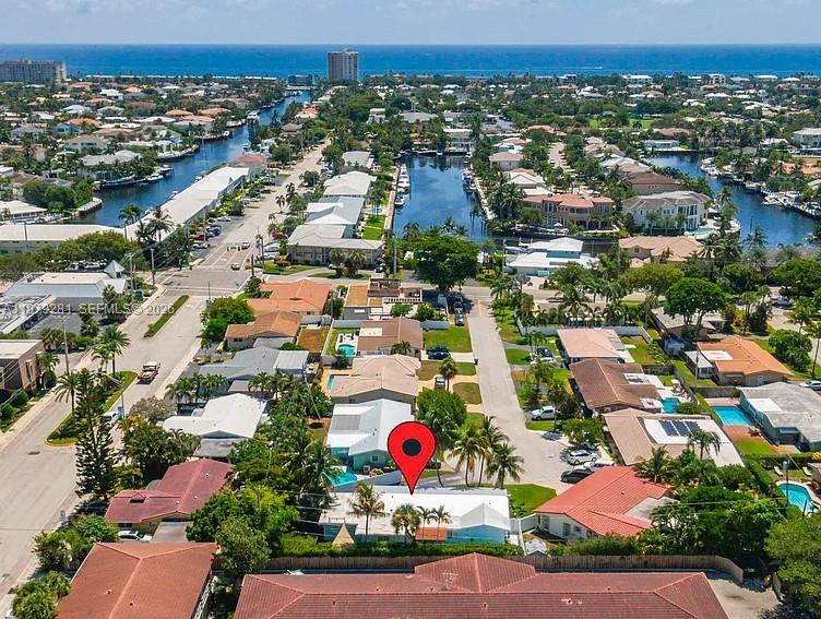 2211 Northeast 35th Court Lighthouse Point, FL 33064 - Photo 5 of 21 an aerial view of a city