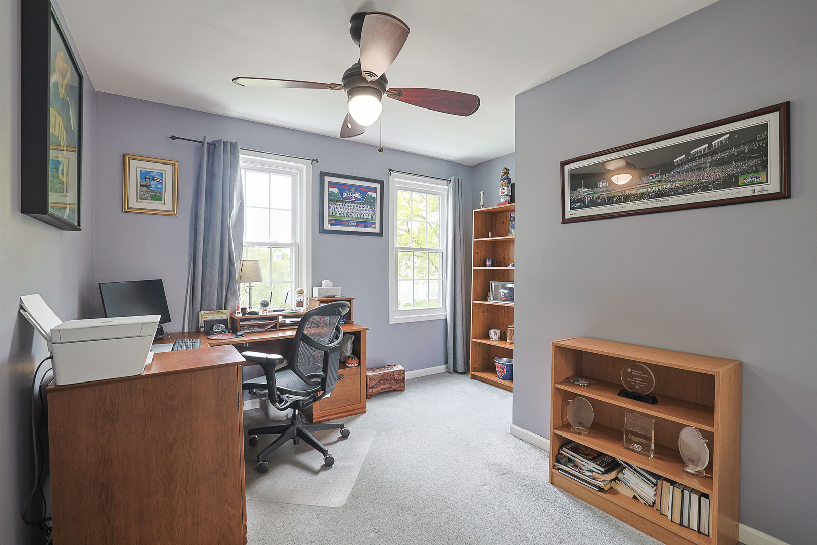 830 Hawk Lane Carol Stream, IL 60188 - Photo 21 of 30 a view of a livingroom with workspace and a window