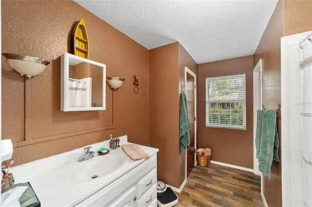 a close up of a walk in closet