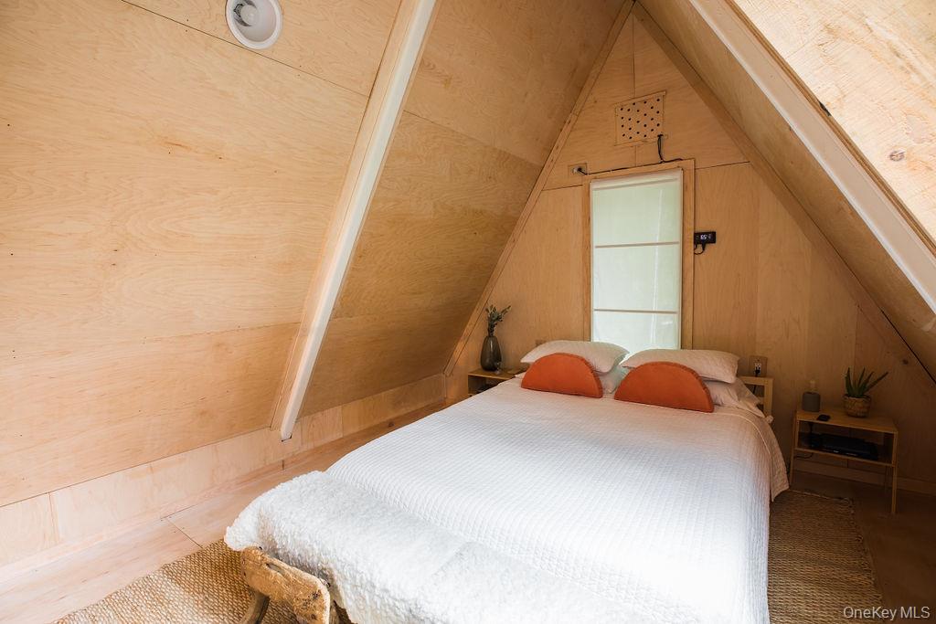 161 Pine Hill Road Shandaken, NY 12410 - Photo 20 of 39 Primary Bedroom with a vaulted ceiling