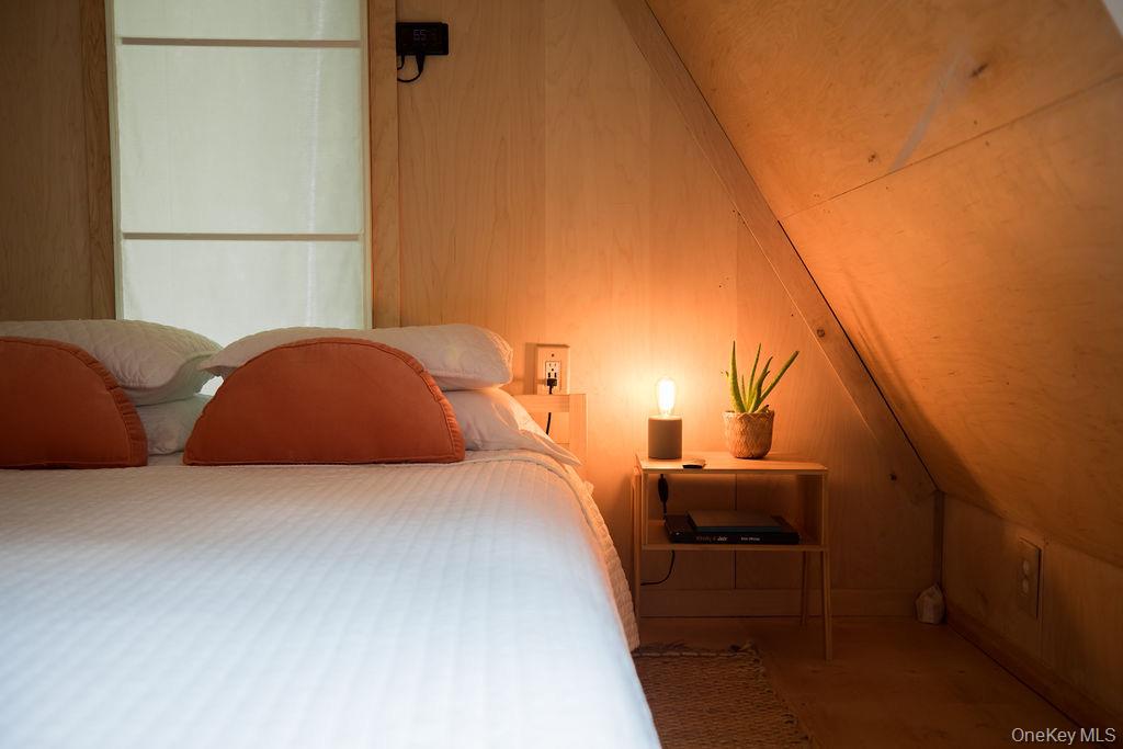 161 Pine Hill Road Shandaken, NY 12410 - Photo 23 of 39 Primary Bedroom featuring vaulted ceiling