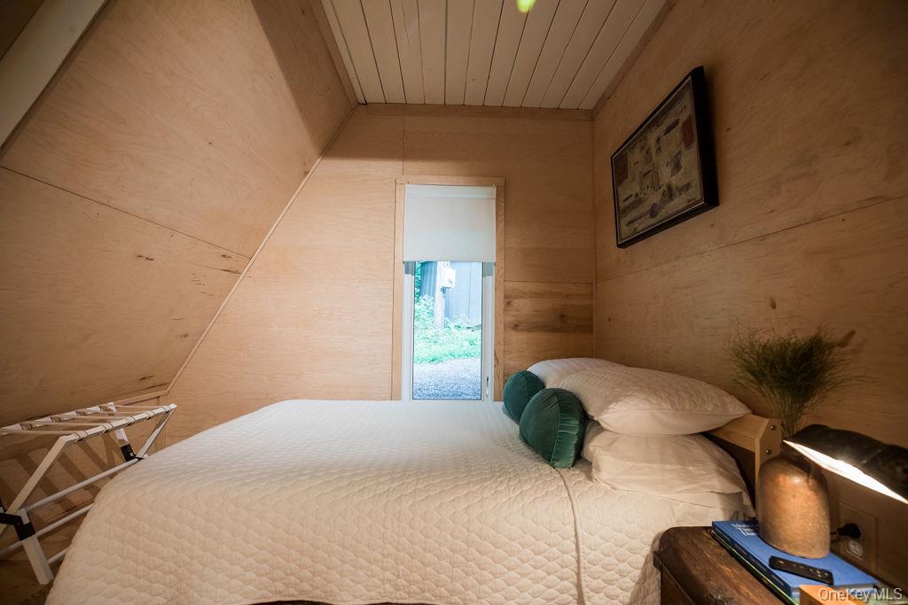 161 Pine Hill Road Shandaken, NY 12410 - Photo 30 of 39 Bedroom featuring wood ceiling