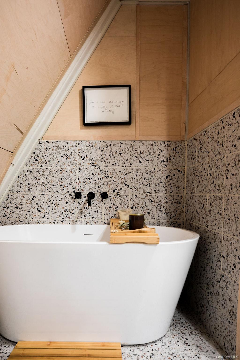 161 Pine Hill Road Shandaken, NY 12410 - Photo 33 of 39 Full bathroom with a freestanding soaking tub