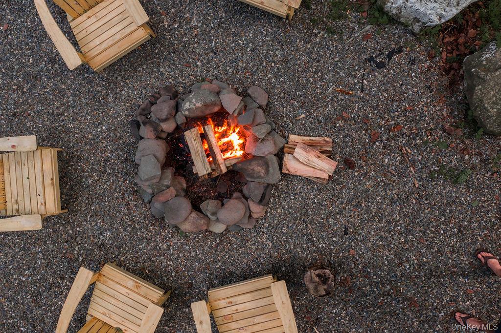 161 Pine Hill Road Shandaken, NY 12410 - Photo 4 of 39 Aerial view of Firepit