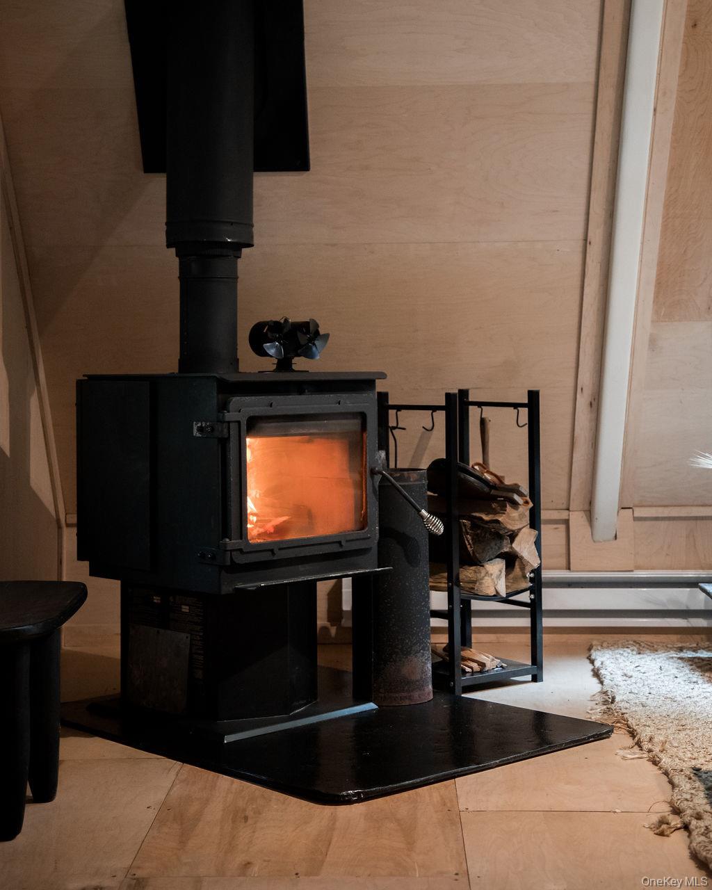 161 Pine Hill Road Shandaken, NY 12410 - Photo 9 of 39 Detailed view of a wood stove