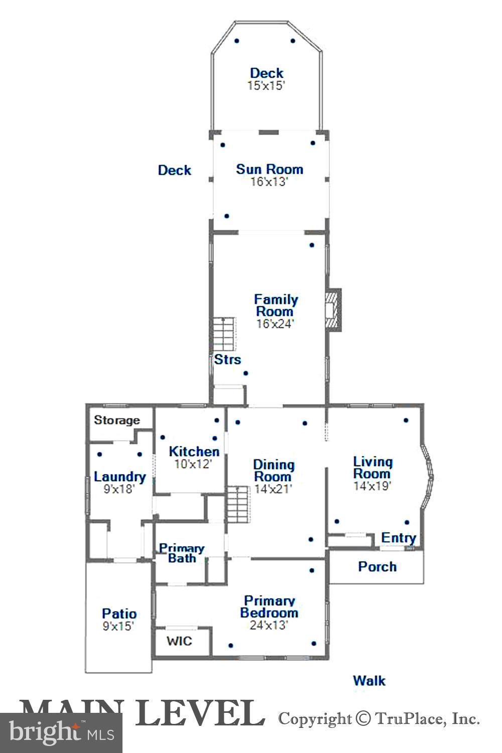 4475 Muddy Creek Road Harwood, MD 20776 - Photo 58 of 59 Main Level Floor Plan