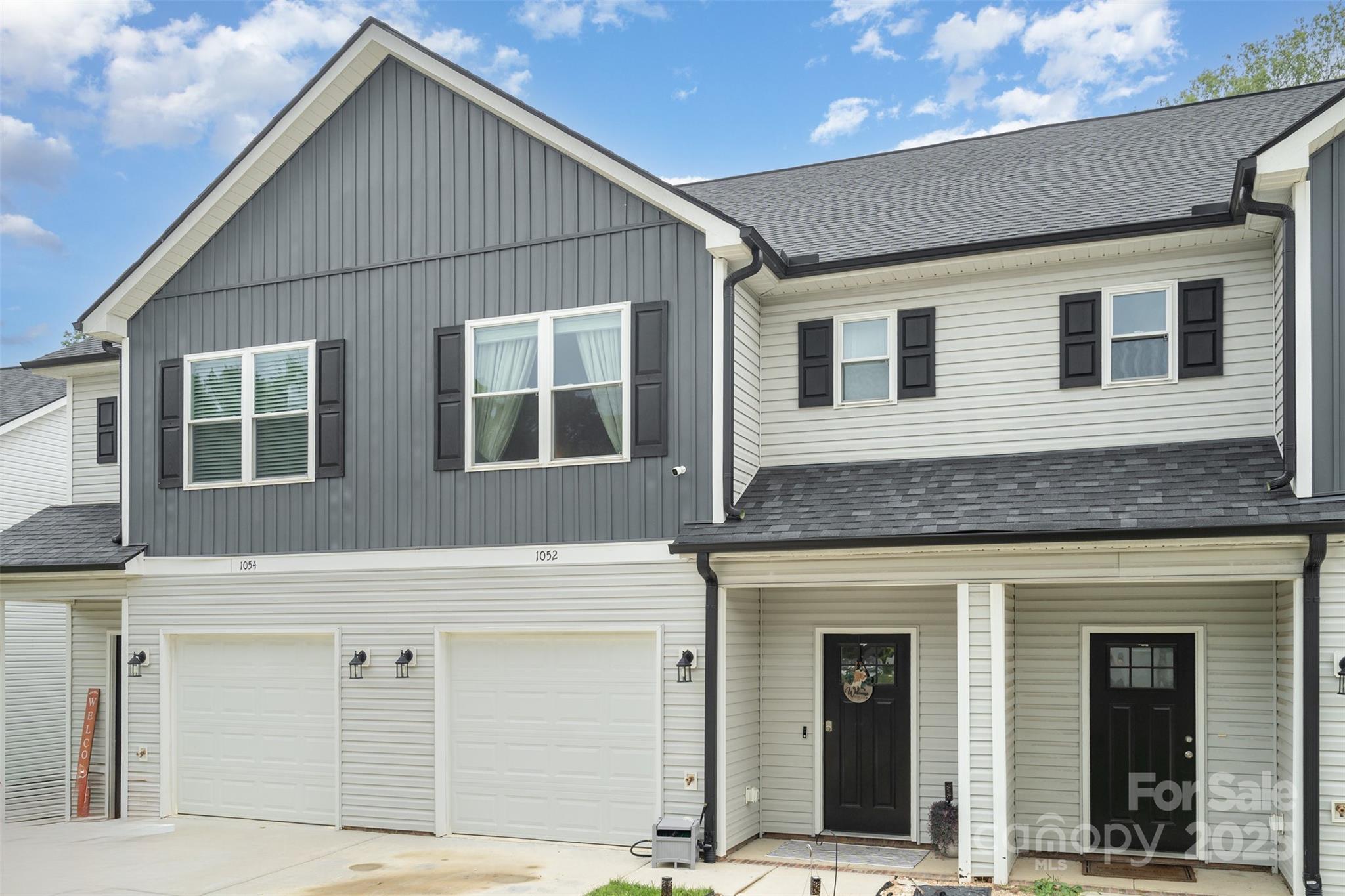 a view of a house with entrance