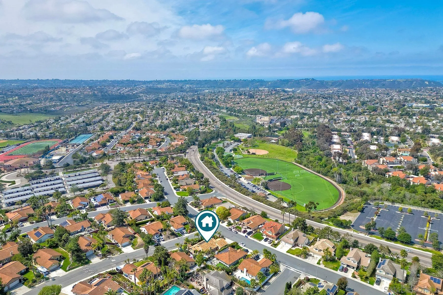 3511 Sitio Baya Carlsbad, CA 92009 - Photo 39 of 42 an aerial view of a city