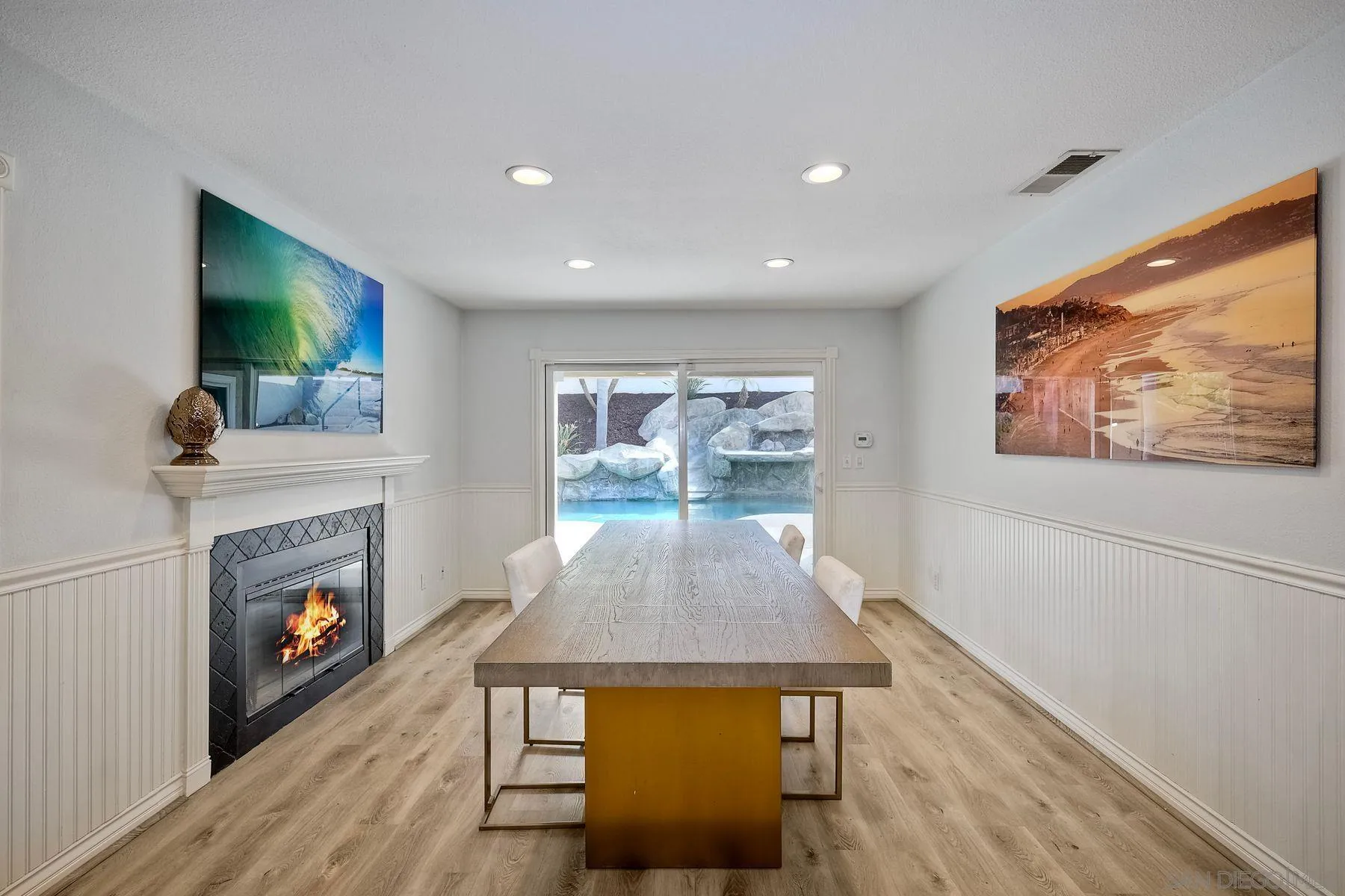 3511 Sitio Baya Carlsbad, CA 92009 - Photo 7 of 42 a living room with furniture and a fireplace