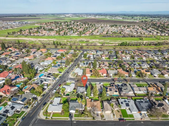 a view of a city with an ocean