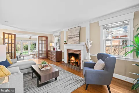 a bathroom with a sink and a large mirror