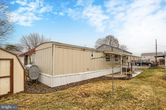 a view of a terrace with a bench