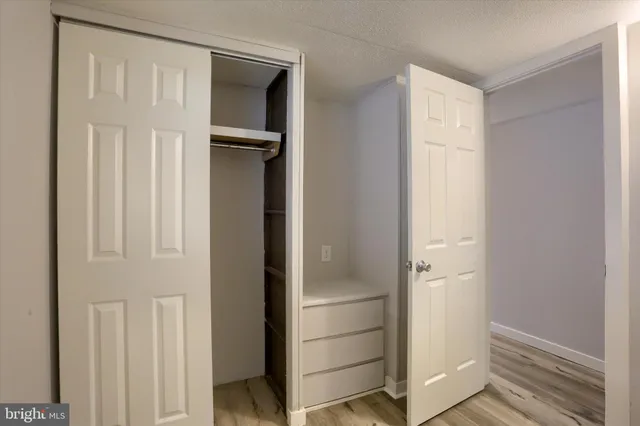 a view of walk in closet