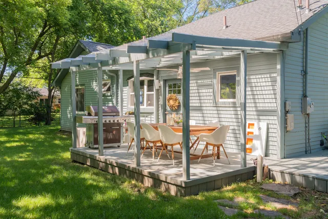 a kitchen with stainless steel appliances a refrigerator and a stove