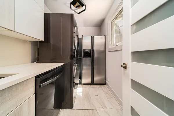 a backyard of a house