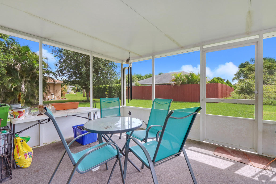 4325 Southwest Appleseed Road Port St. Lucie, FL 34953 - Photo 16 of 17 Appleseed Screen Porch
