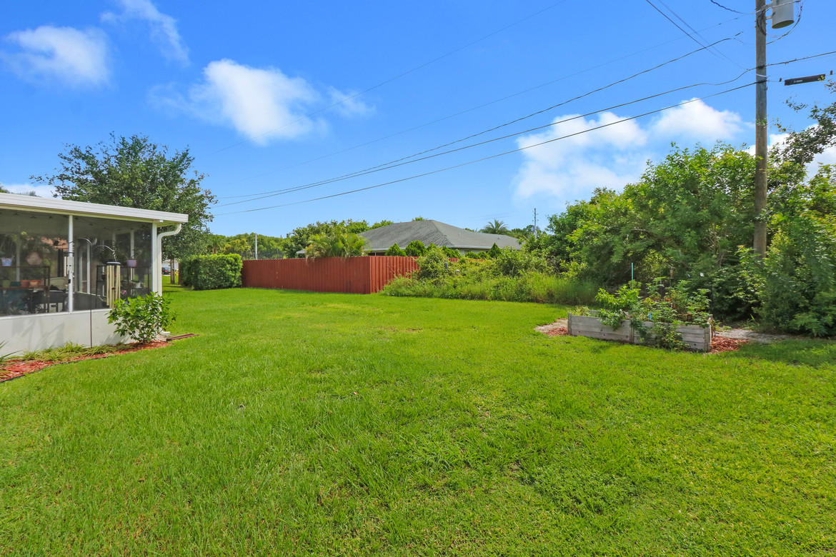 4325 Southwest Appleseed Road Port St. Lucie, FL 34953 - Photo 17 of 17 Appleseed backyard