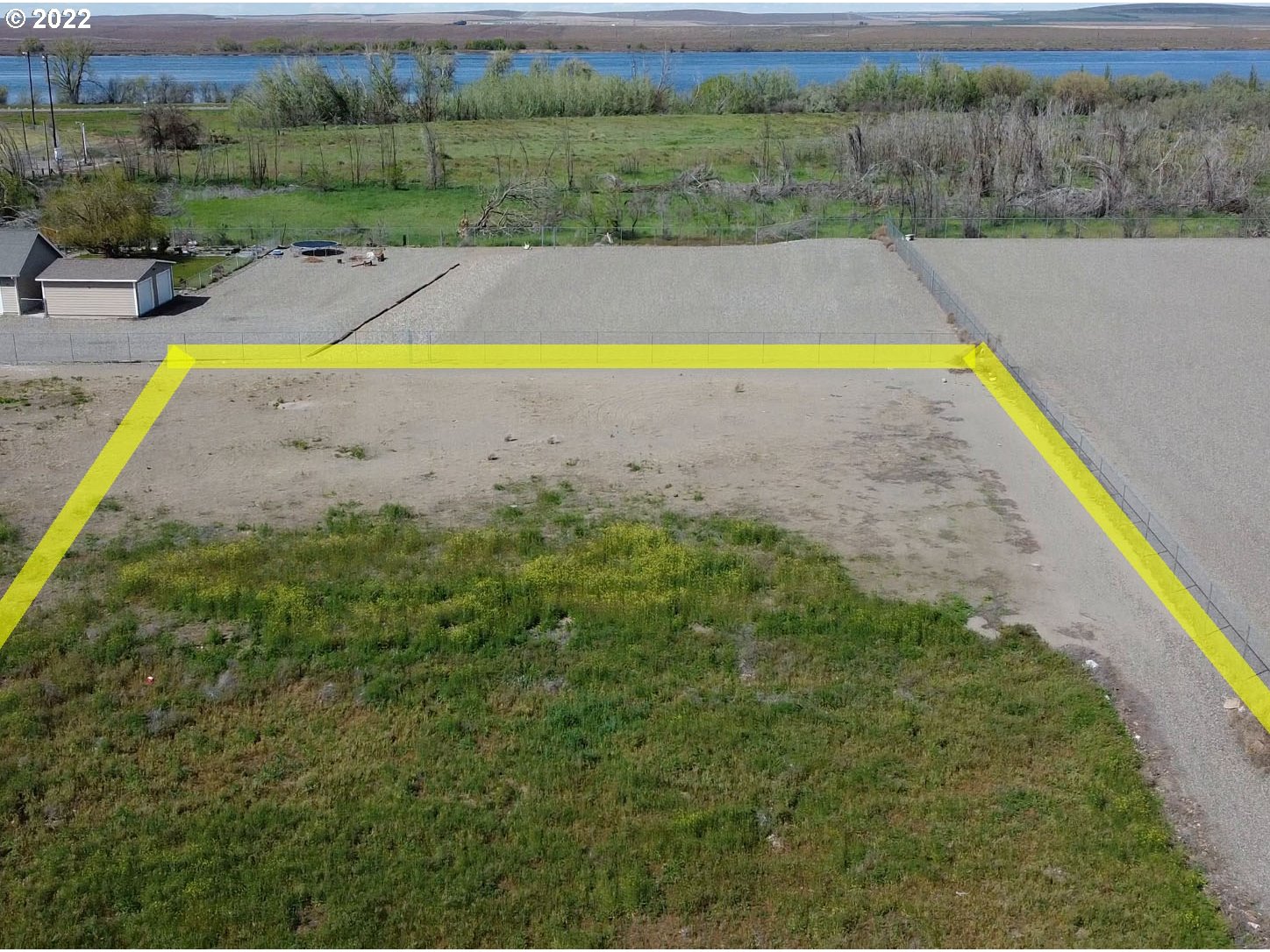 0 Northeast Main Avenue Irrigon, OR 97844 - Photo 1 of 4 an aerial view of a house with a swimming pool