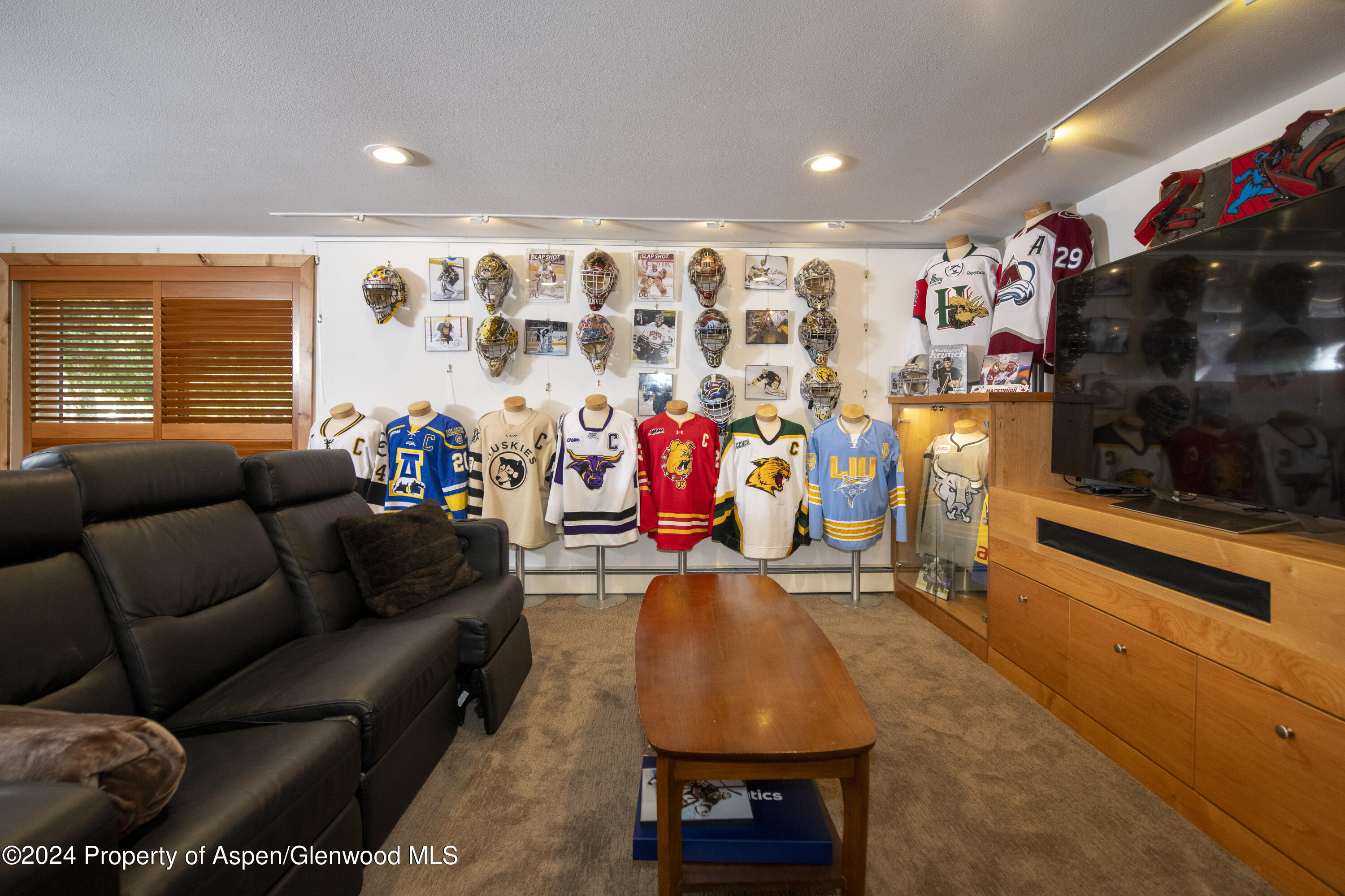 1325 Mountain View Drive Aspen, CO 81611 - Photo 15 of 26 a living room with furniture and a flat screen tv