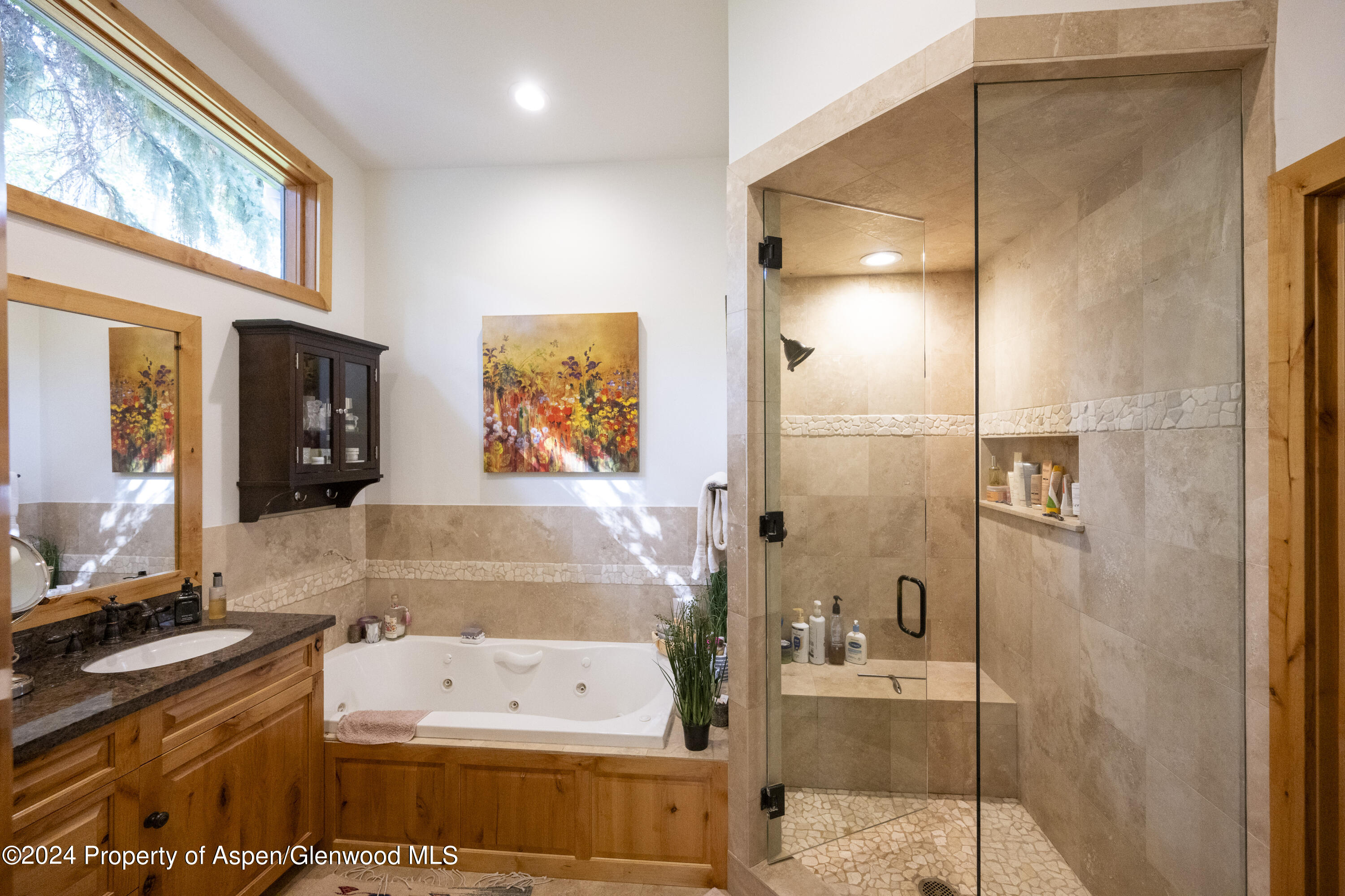 1325 Mountain View Drive Aspen, CO 81611 - Photo 9 of 26 a bathroom with a bathtub and a shower