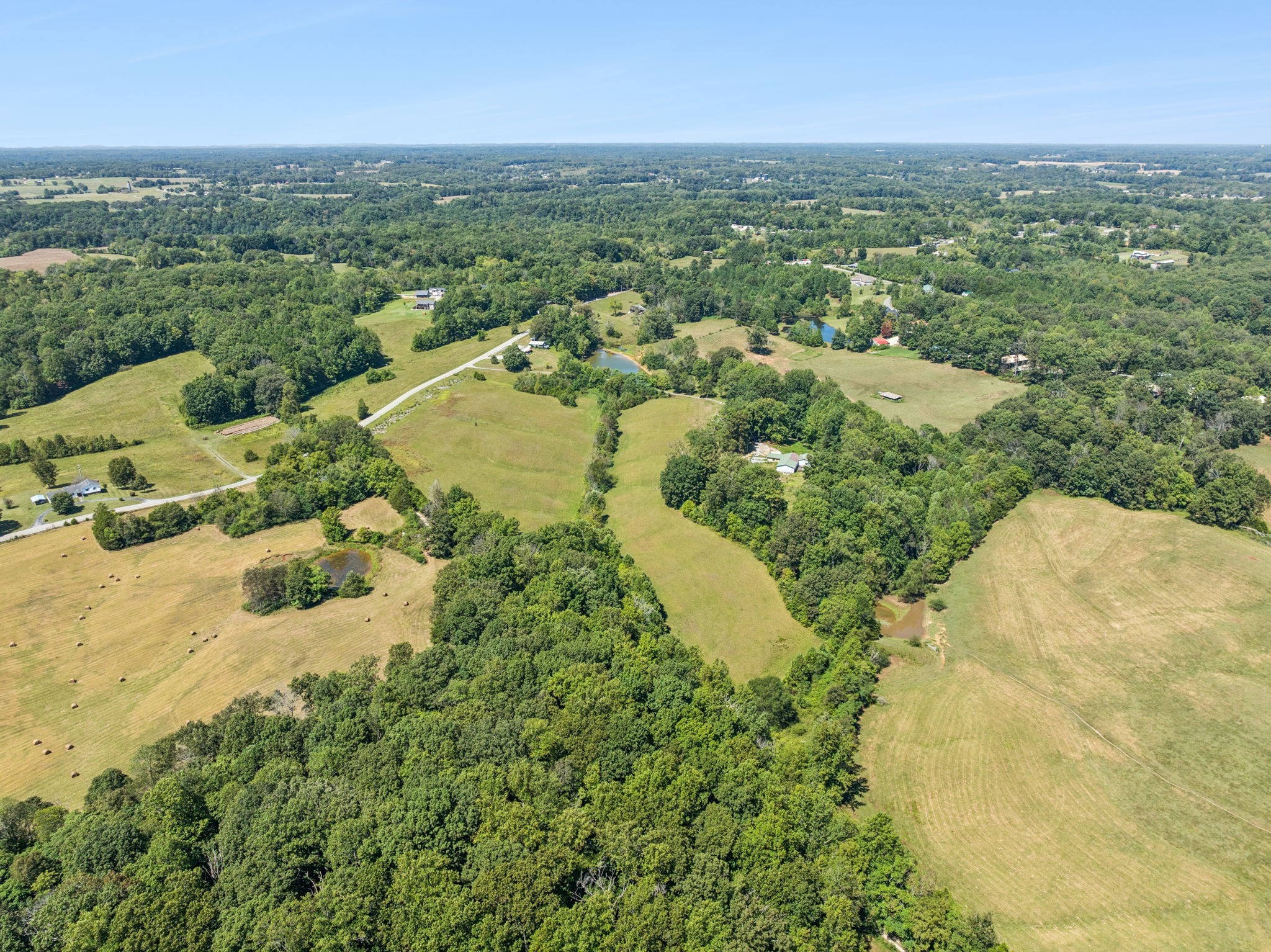 8272 Burgess Falls Road Baxter, TN 38544 - Photo 13 of 41 an aerial view of residential houses with outdoor space and trees
