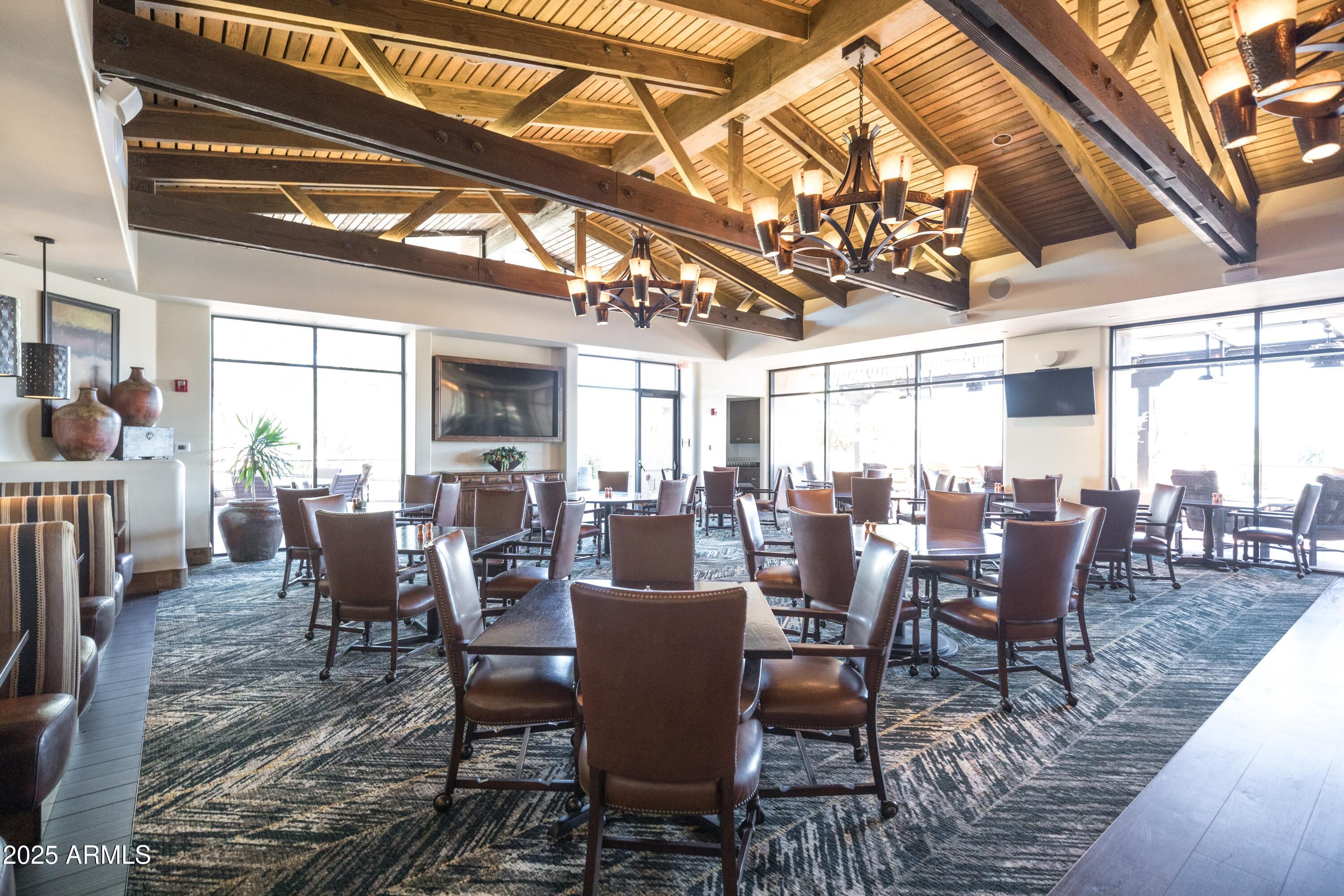 18788 East Blue Sky Drive Rio Verde, AZ 85263 - Photo 51 of 80 a view of a dining room with furniture window and outside view
