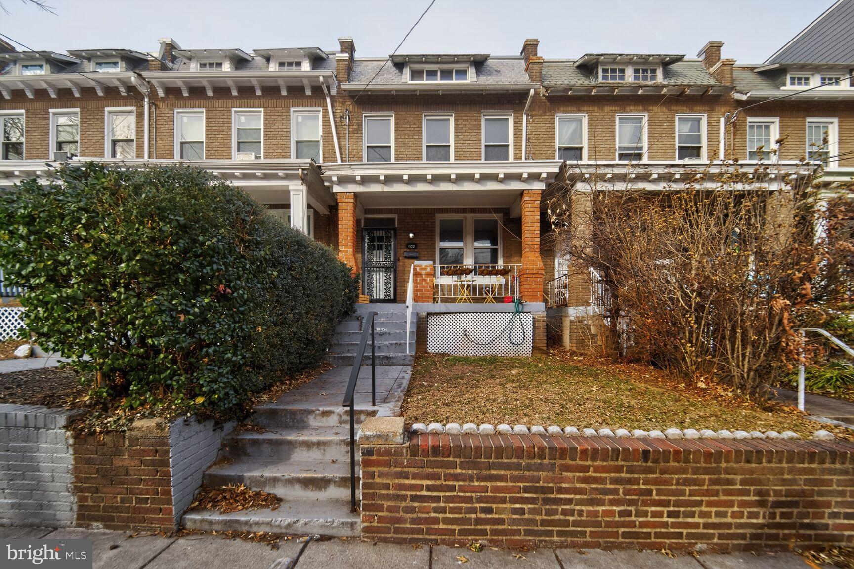 632 Franklin Street Northeast Washington, DC 20017 - Photo 15 of 19 a front view of a house with garden