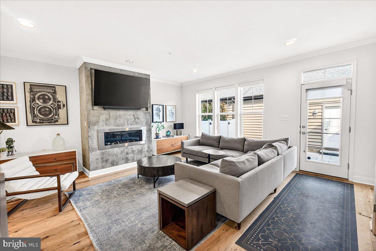 615 Blandwood Road Frederick, MD 21701 - Photo 16 of 80 Living Room Stone Fireplace