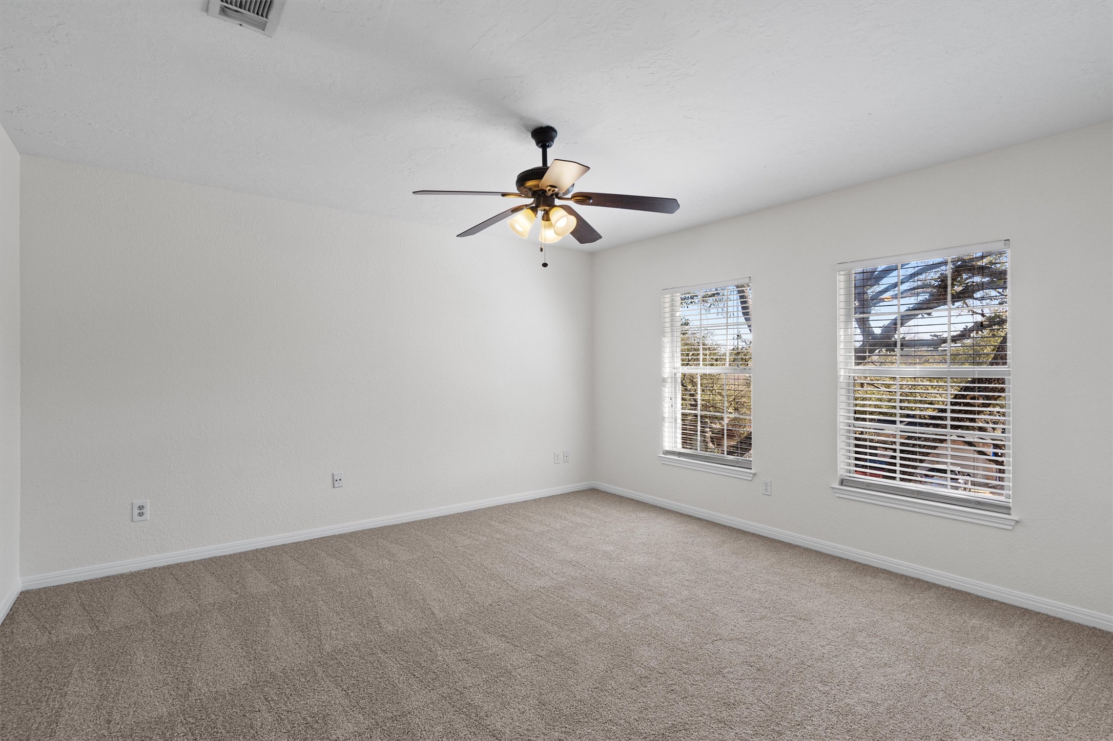 10506 Walpole Lane Austin, TX 78739 - Photo 28 of 40 Unfurnished room with light carpet and ceiling fan