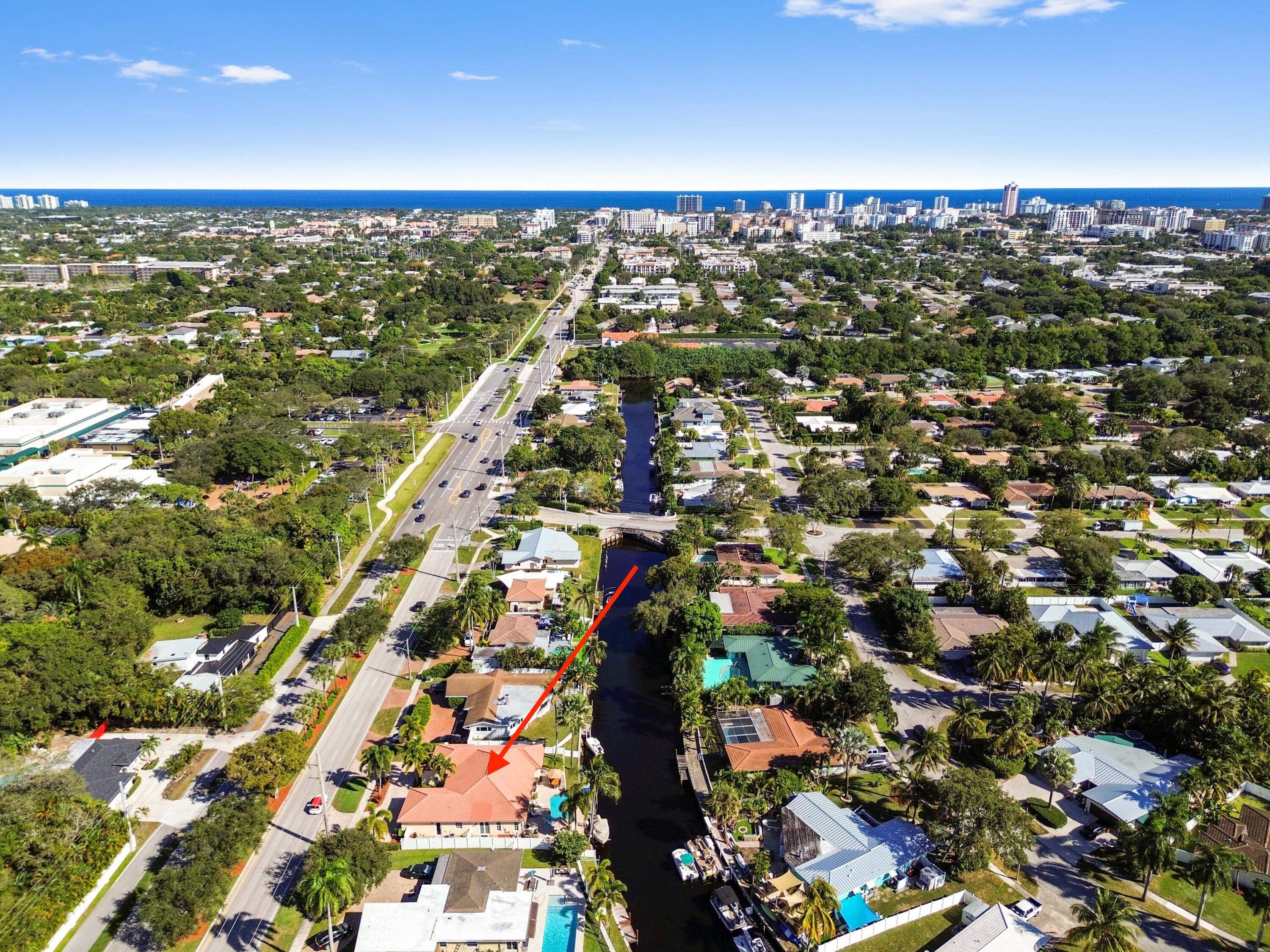 746 West Palmetto Park Road Boca Raton, FL 33486 - Photo 47 of 60 Drone shoot over the house