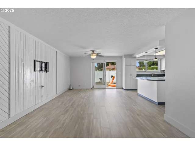 a view interior of a house wooden floor and windows