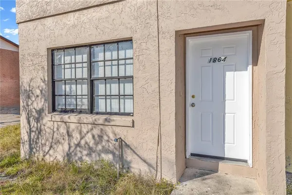 front view of a house that has a window