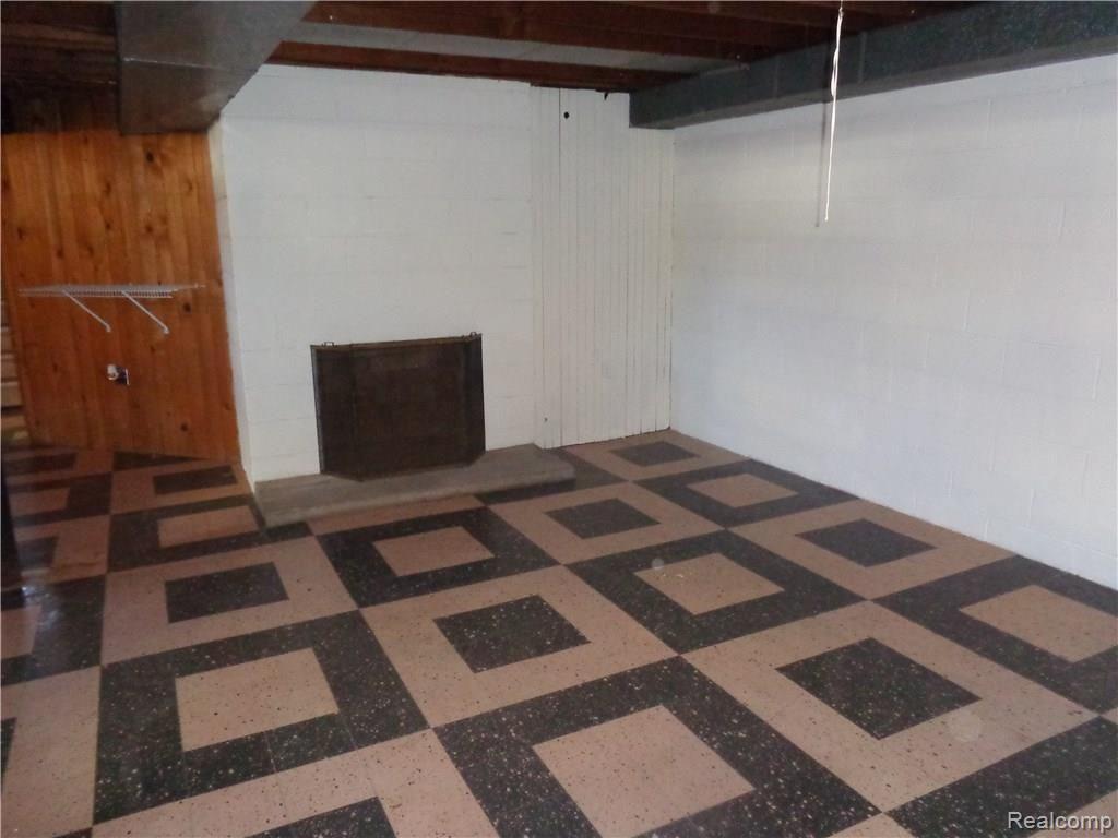 15550 Meadowbrook Road Redford, MI 48239 - Photo 23 of 36 Natural Fireplace in basement