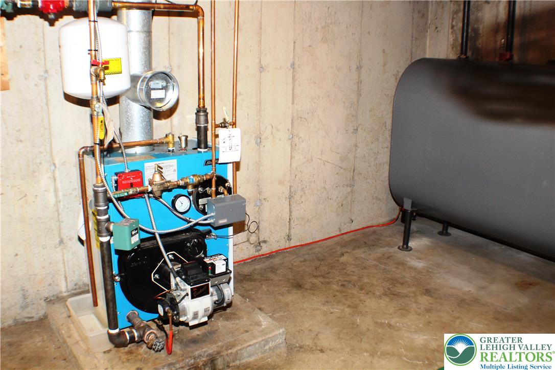 1321 Bushkill Center Road Nazareth, PA 18064 - Photo 33 of 35 Newer Boiler with new oil tank in Dec 2009