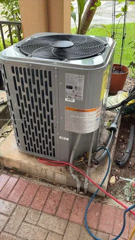 a view of a wooden chairs in a patio