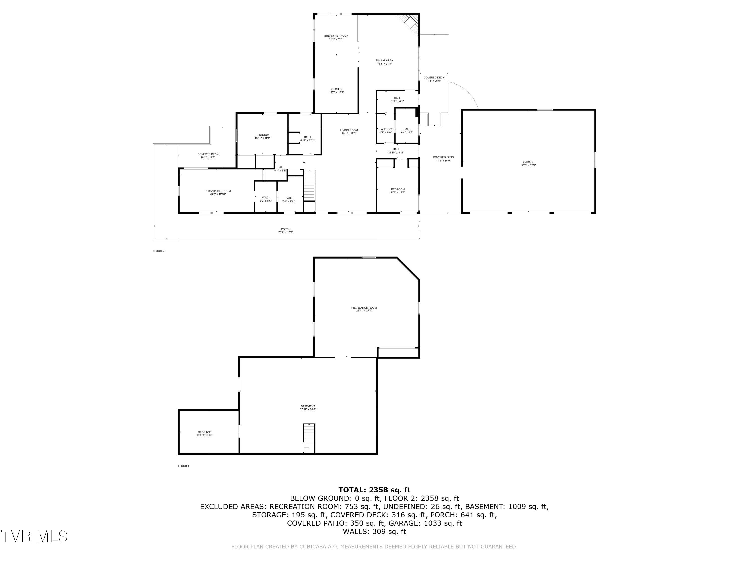 200 Crum Lane Chuckey, TN 37641 - Photo 75 of 75 200 Crum Lane Floor Plan..