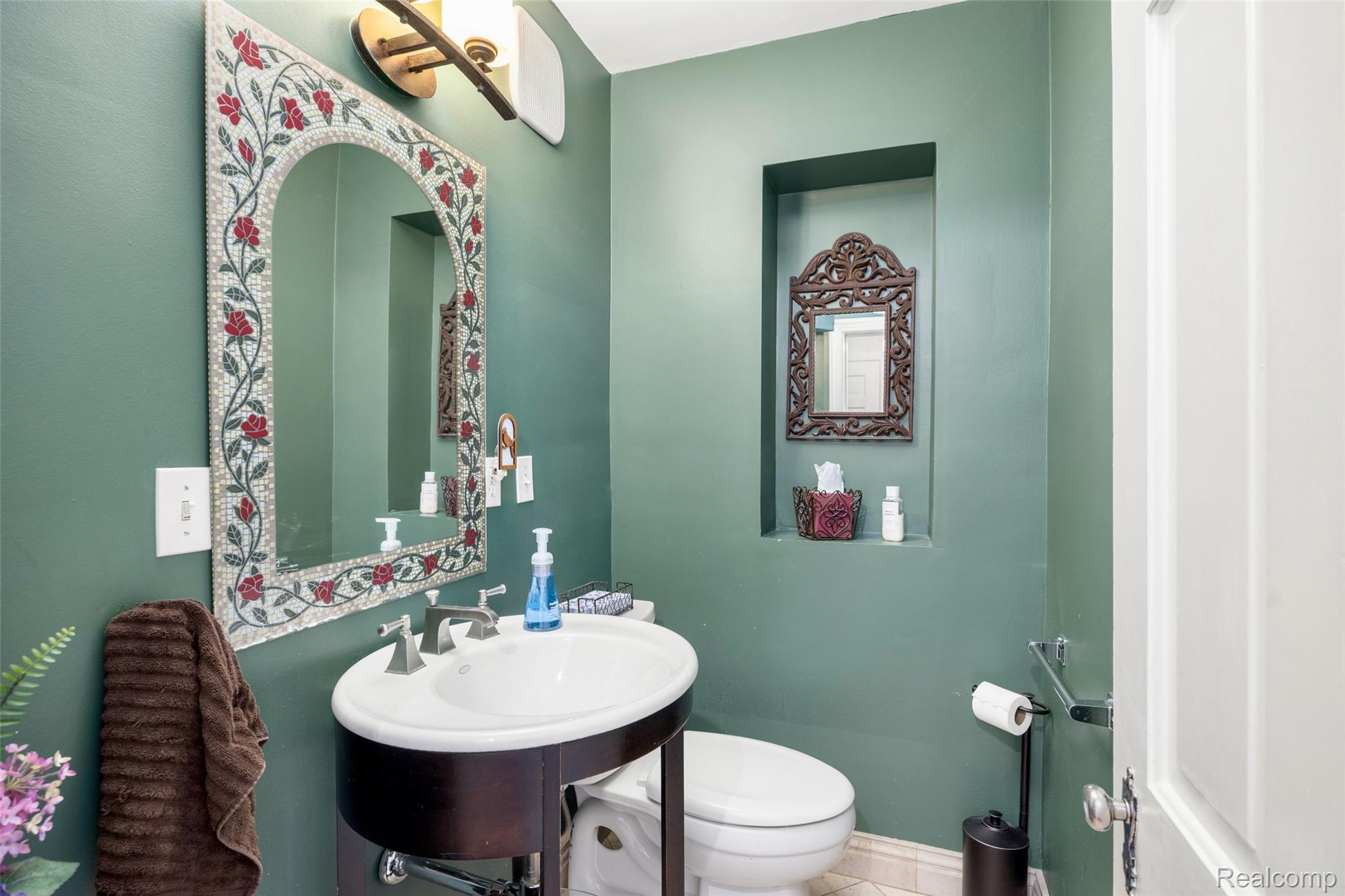 244 Kerby Road Grosse Pointe, MI 48236 - Photo 23 of 53 Half bath with toilet and vanity