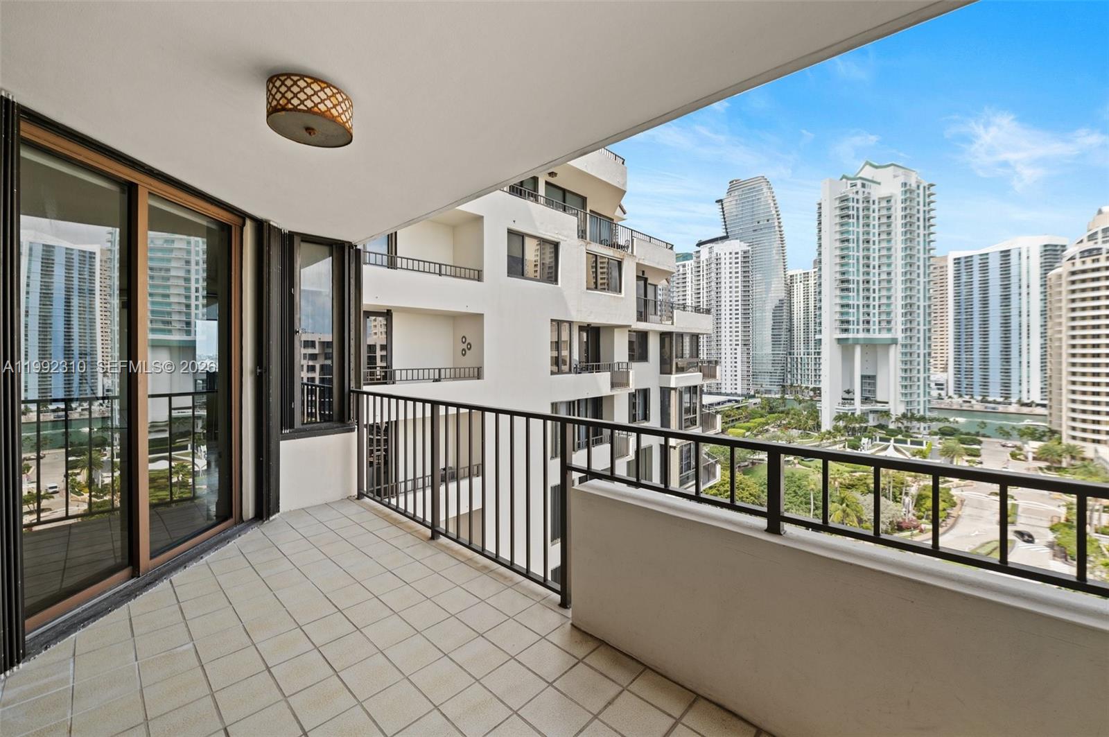 520 Brickell Key Drive, Unit A1712 Miami, FL 33131 - Photo 7 of 34 a view of a balcony with city view